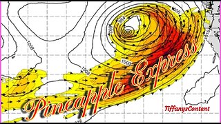 Major "PINEAPPLE EXPRESS" Atmospheric Rivers elevated floods, wind risk, soaks California streets