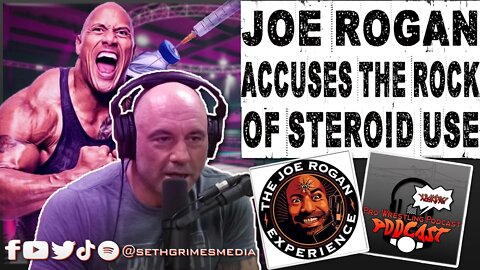 Joe Rogan Accuses The Rock of Steroid Use | Clip from the Pro Wrestling Podcast Podcast #aew #wwe