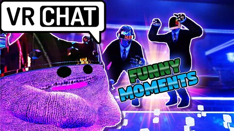 Daft Punk Show in Virtual Reality | VRChat Funny Moments