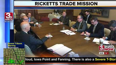 Governor Ricketts visits Canada on trade mission