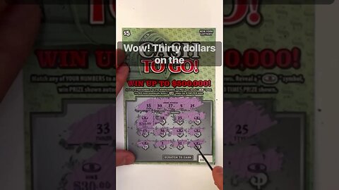 20X Return!! BIG WIN on a Scratch Off Ticket from the New York State Lottery!! : Cash to GO!