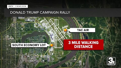 Trump attendees left stranded after rally