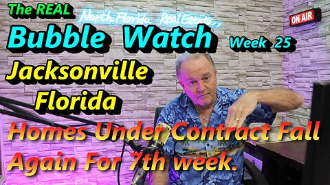 Jacksonville Florida Real Estate Market | Homes Under Contract Drop | Week 25
