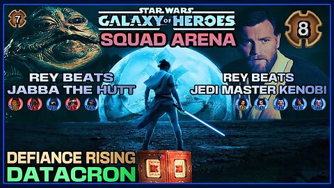 [5v5] JABBA & JMK COUNTER w/REY SQUAD + *NEW* DATACRON - SWGOH