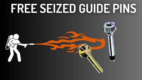 How To Free Seized Caliper GUIDE PIN