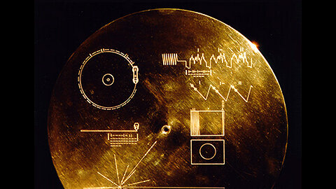 What where the gold record messages on Voyager 1 & 2?