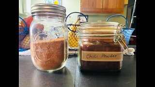 Homemade Chili Powder and Taco Seasoning Mix