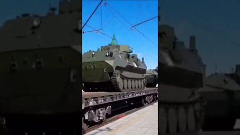 Russian sending Military Equipment out by train
