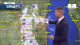 Mostly cloudy Monday ahead with more flurries