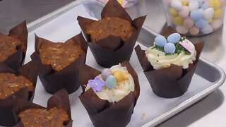 Simply Sweet makes carrot cake cupcakes at Ghiladolci Bakery