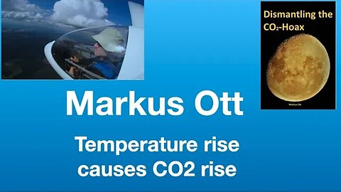 Temperature rise causes CO2 rise