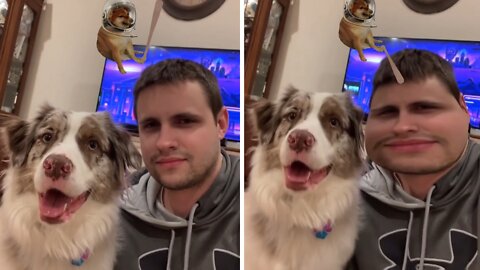 Dog protect owner from "evil" app filter
