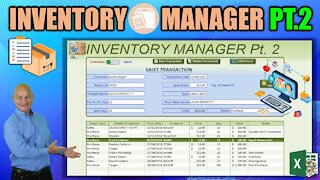 Create This AMAZING Excel Application that Tracks Purchases, Sales AND Inventory [Part 2]