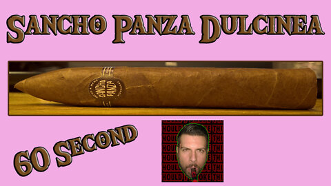 60 SECOND CIGAR REVIEW - Sancho Panza Dulcinea