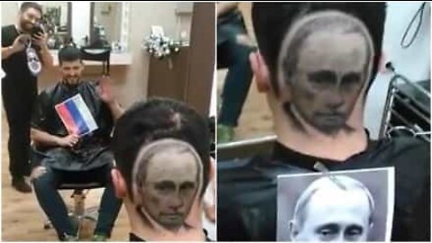 Denne Vladimir Putin-inspirerte frisyren er imponerende
