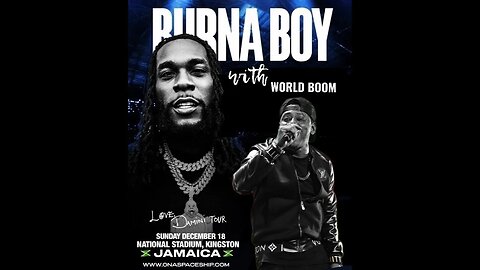 Burna Boy Jamaica 🇯🇲 National Stadium
