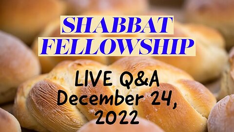 Shabbat Fellowship with Christopher Enoch (December 24, 2022)