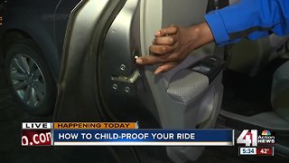 Safety tips for childproofing your car
