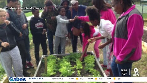 Students learn outdoors in Farm to School learning program
