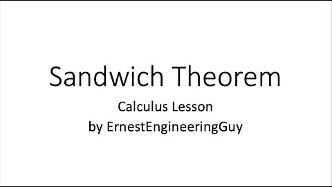 Sandwich Theorem (Calculus)