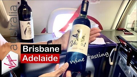 Wine Tasting Onboard VIRGIN AUSTRALIA BUSINESS Class