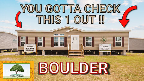 '' YOU GOTTA CHECK THIS 1 OUT!! '' BOULDER BY LIVE OAK HOMES 3 BED 2 BATH #prefabhouse TOUR | DMHC |