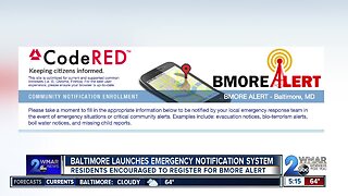 Baltimore City launches emergency notification system
