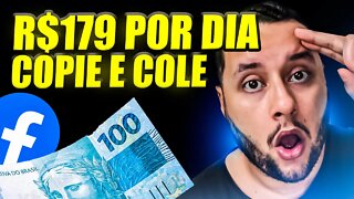 COMO GANHAR 179,73 REAIS POR DIA NA INTERNET - só copiar e colar