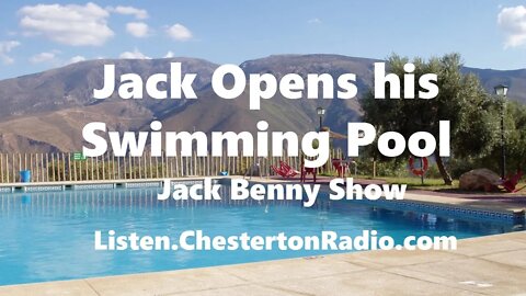 Jack Opens his Swimming Pool - Jack Benny Show