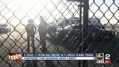 Baltimore couple killed in Florida plane crash