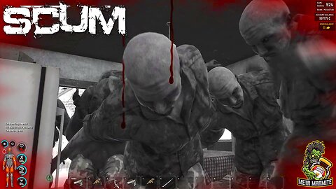 SCUM s05e18 Part2 - Team PegLeg Bunker Excursion with Hordes, Benny Hill and Carkour