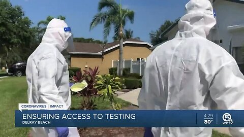 At-home coronavirus testing in Delray Beach