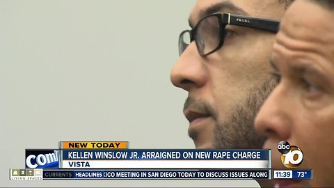 Kellen Winslow Jr. arraigned on third rape charge