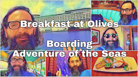 Boarding Adventure of the Seas | Breakfast at Olives | What I Carry | Coral Room Tour