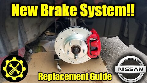 2007 - 2012 Nissan Altima How to Replace Calipers, Pads & Rotors!