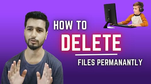 How to Delete Files Permanently from PC/Laptop | Shortcut #1 | Non-Sense Bro