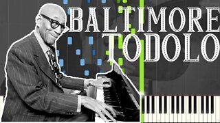 Eubie Blake - Baltimore Todolo 1969 (Ragtime Piano Synthesia)