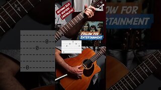 Nothing else matter (Metallica) guitar intro lesson with tabs