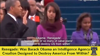 Renegade: Was Barack Obama an Intelligence Agency Creation Designed to Destroy America From Within?