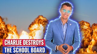CHARLIE KIRK WALKS INTO SCHOOL BOARD MEETING - WHAT HAPPENS NEXT MAKES LIBERALS SHAKE WITH FEAR
