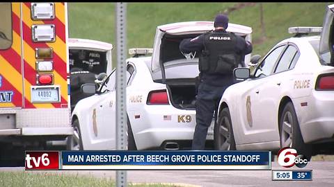 Man in custody after Beech Grove standoff