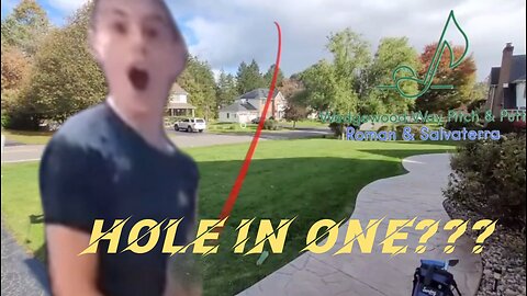 Hole in one at Backyard Golf Course???