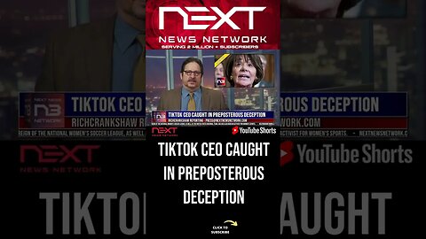 TikTok CEO Caught in Preposterous Deception #shorts