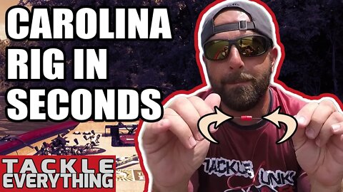 How To Tie A Carolina Rig Using NO KNOTS