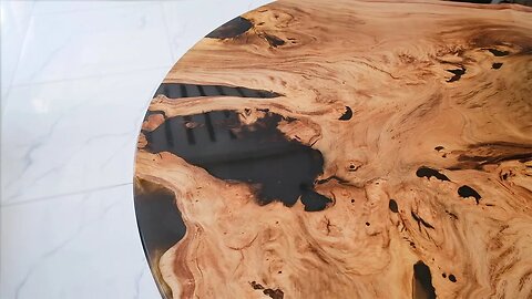 Making a round WOOD & EPOXY table