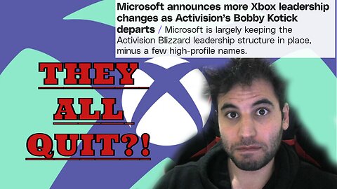 Microsoft Cleaning house...Blizzard CEO Stepping down?!