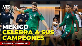 México se corona campeón de copa de oro 2023; México reclama a EE. UU. por boyas en Río Grande | NTD