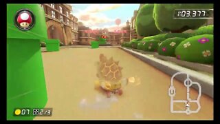 Mario Kart 8 Deluxe Time Trials - Tour Paris Promenade (150cc) - 1:58.317