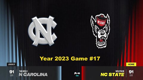 CFB 24 NC Tarheels Vs NC State Year 2023