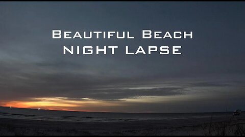 Island Beach State Park - Night Lapse